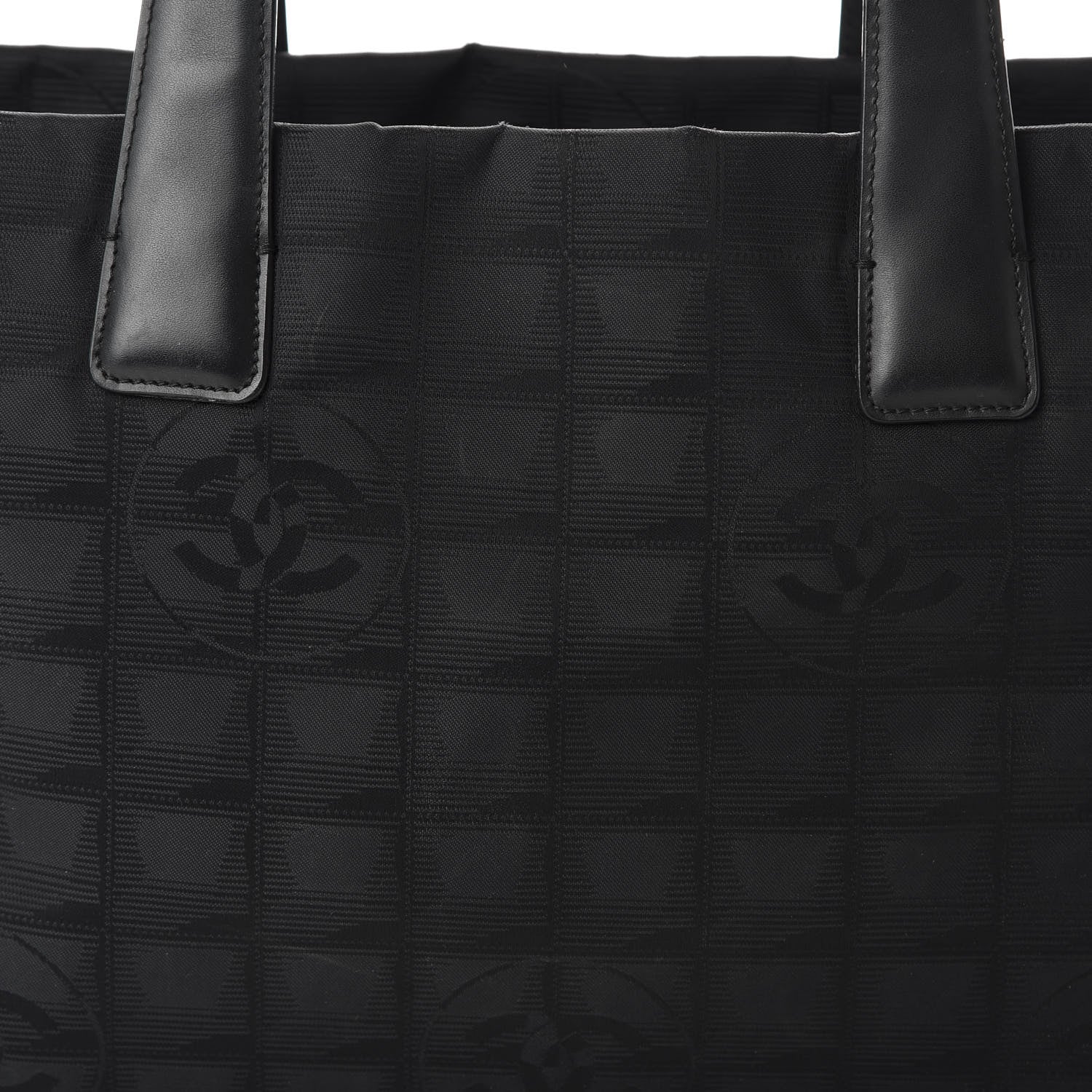 Chanel Nylon Small Travel Tote Black 10 of 10