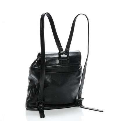 Chanel Lambskin CC Backpack Black 3 of 7