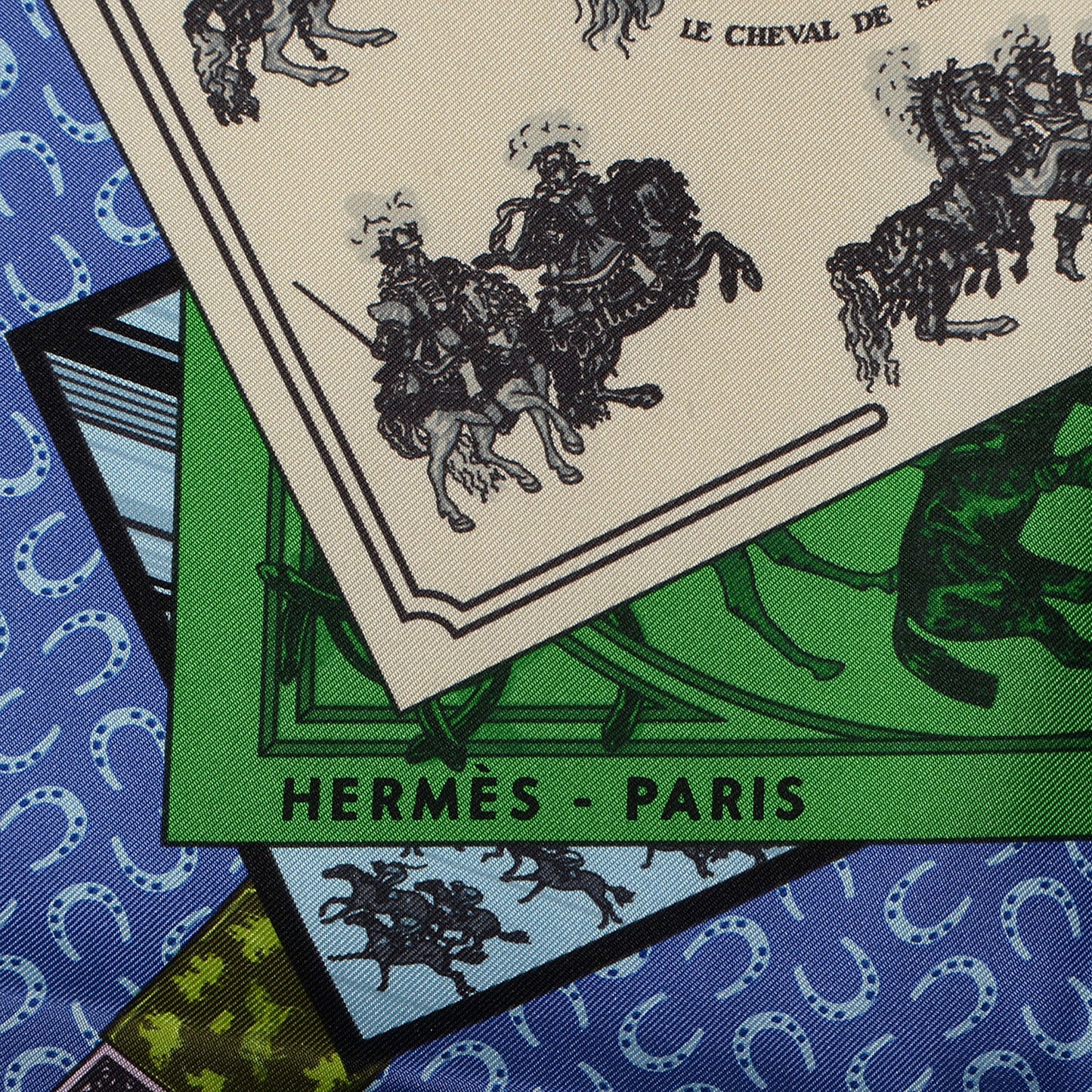 Silk A Cheval Sur Mon Carre Scarf 90