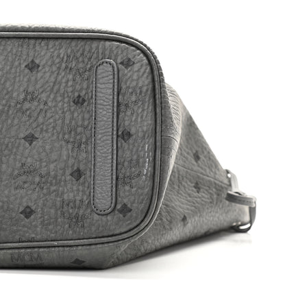 MCM Visetos Medium Liz Reversible Shopper Tote Phantom Grey 11 of 11