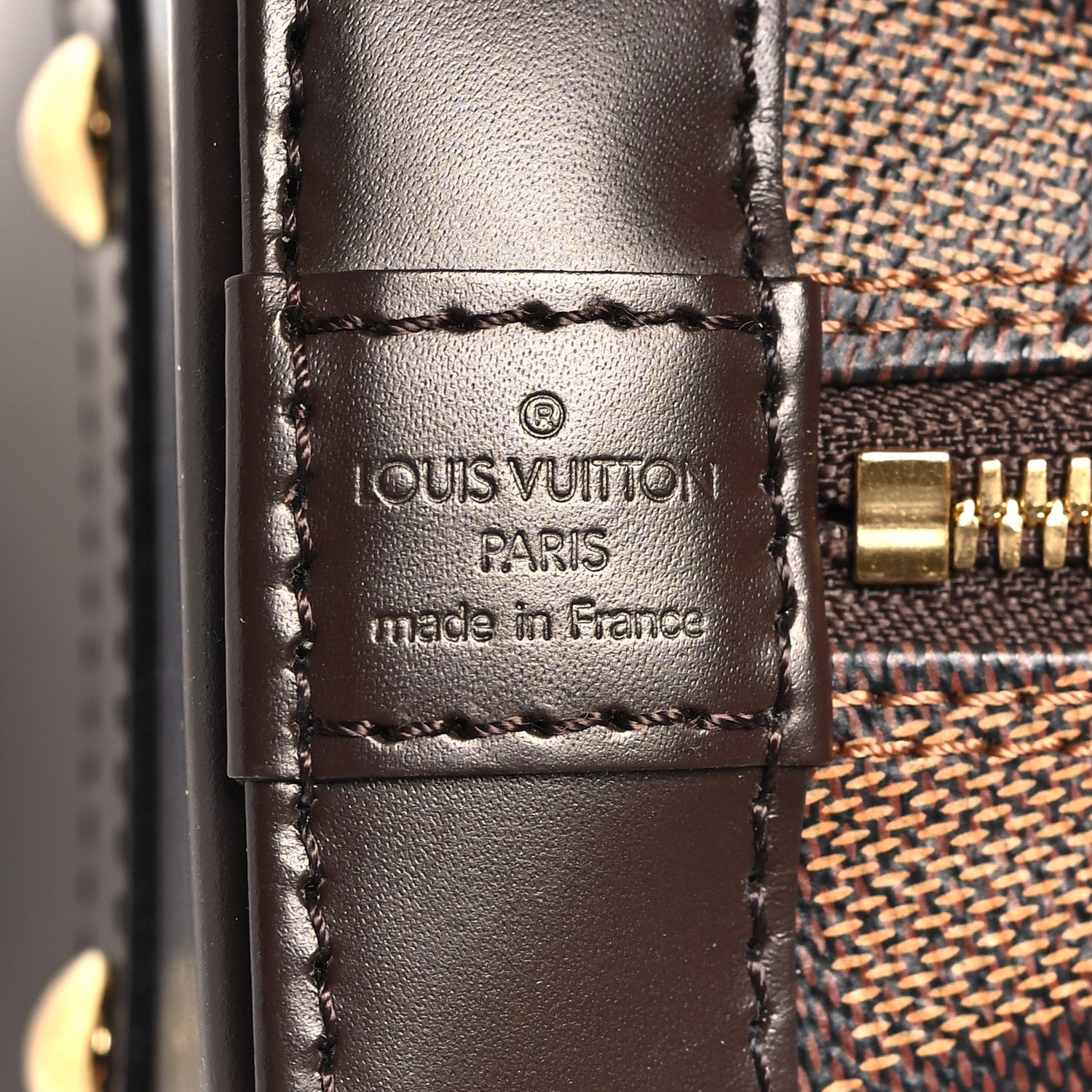 Louis Vuitton Damier Ebene Alma BB 6 of 9