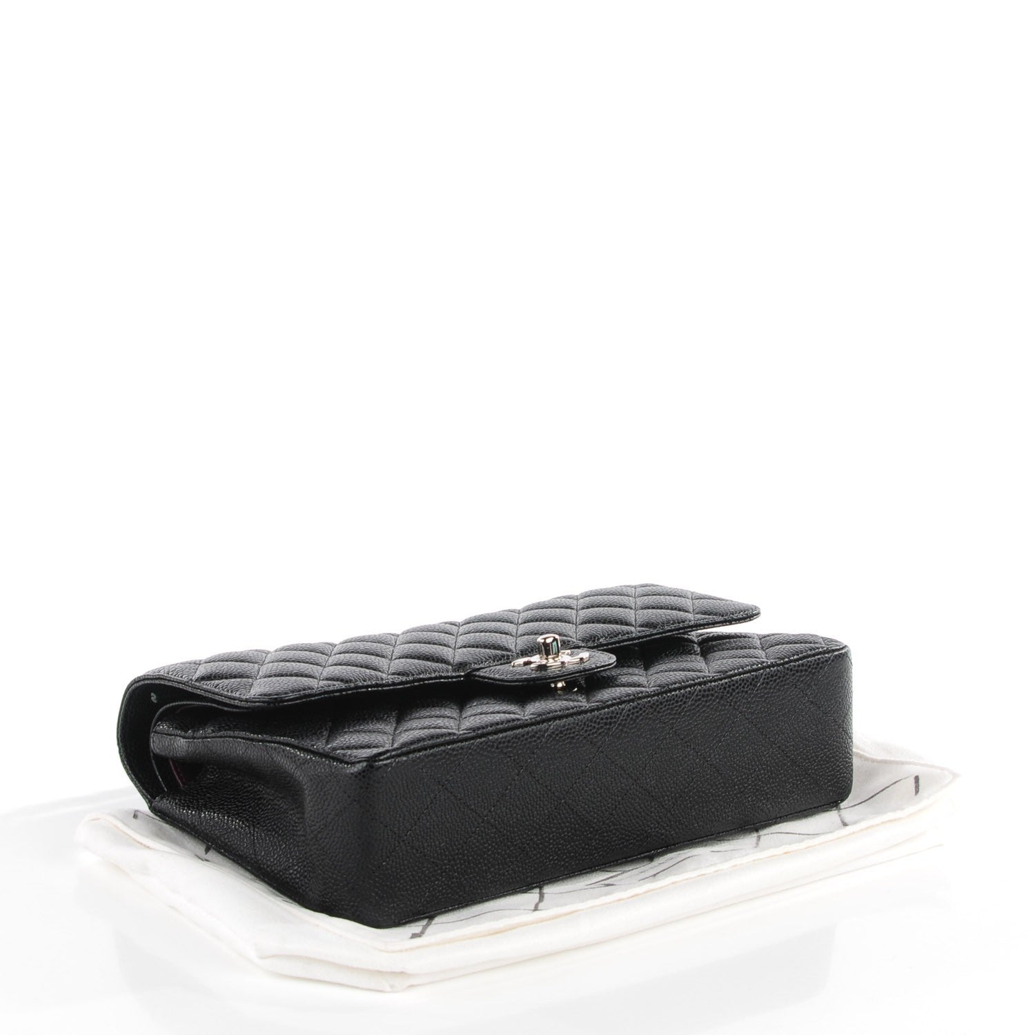 Chanel Caviar Quilted Medium Double Flap Black 4 of 8