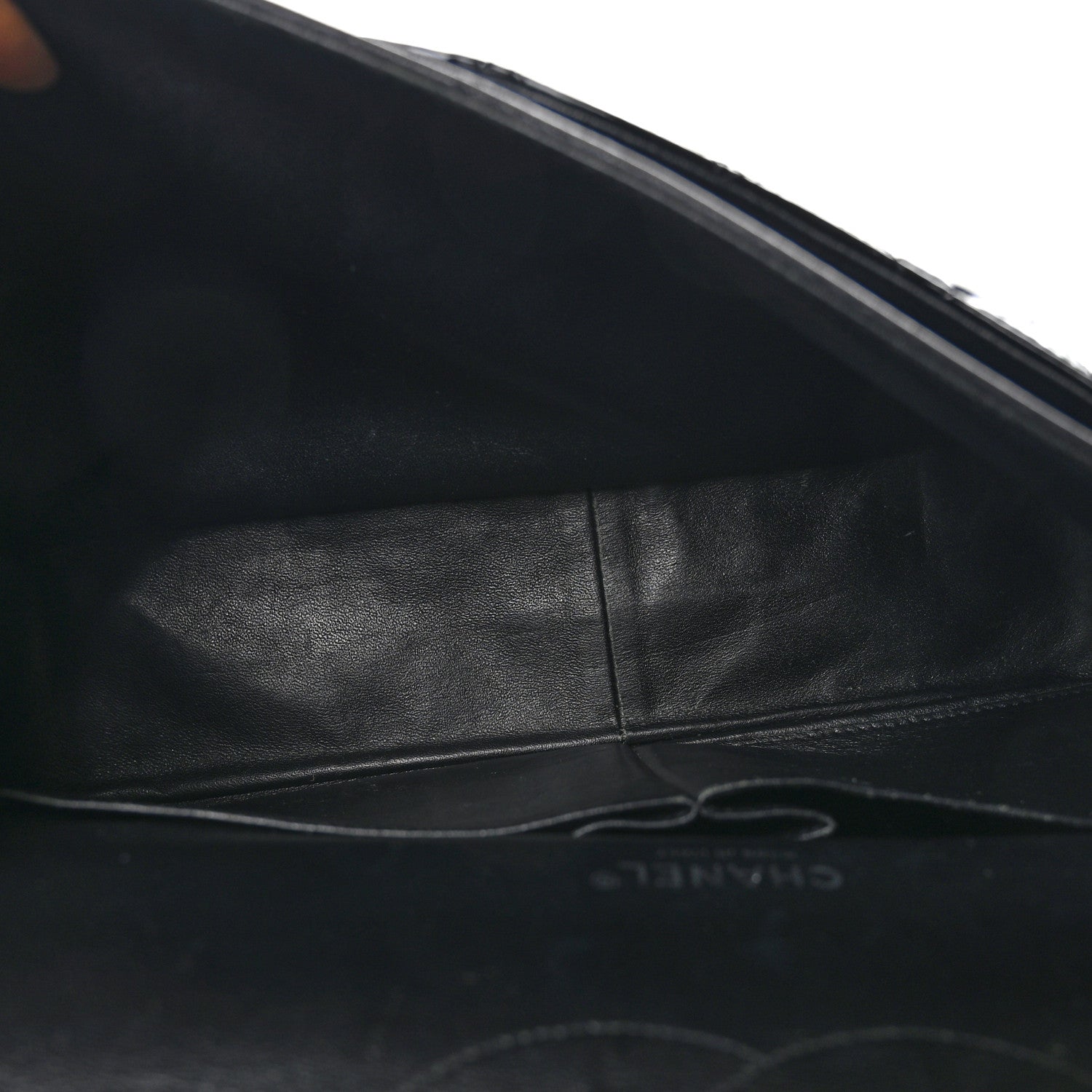 Chanel Patent Quilted Maxi Double Flap Black 5 of 9