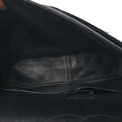 Chanel Patent Quilted Maxi Double Flap Black 5 of 9