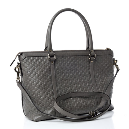 Gucci Soft Microguccissima Small Zippered Satchel Loess 4 of 11