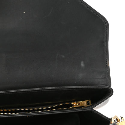 Prada New Calfskin Medium Ingrid Top Handle Bag Black 11 of 11