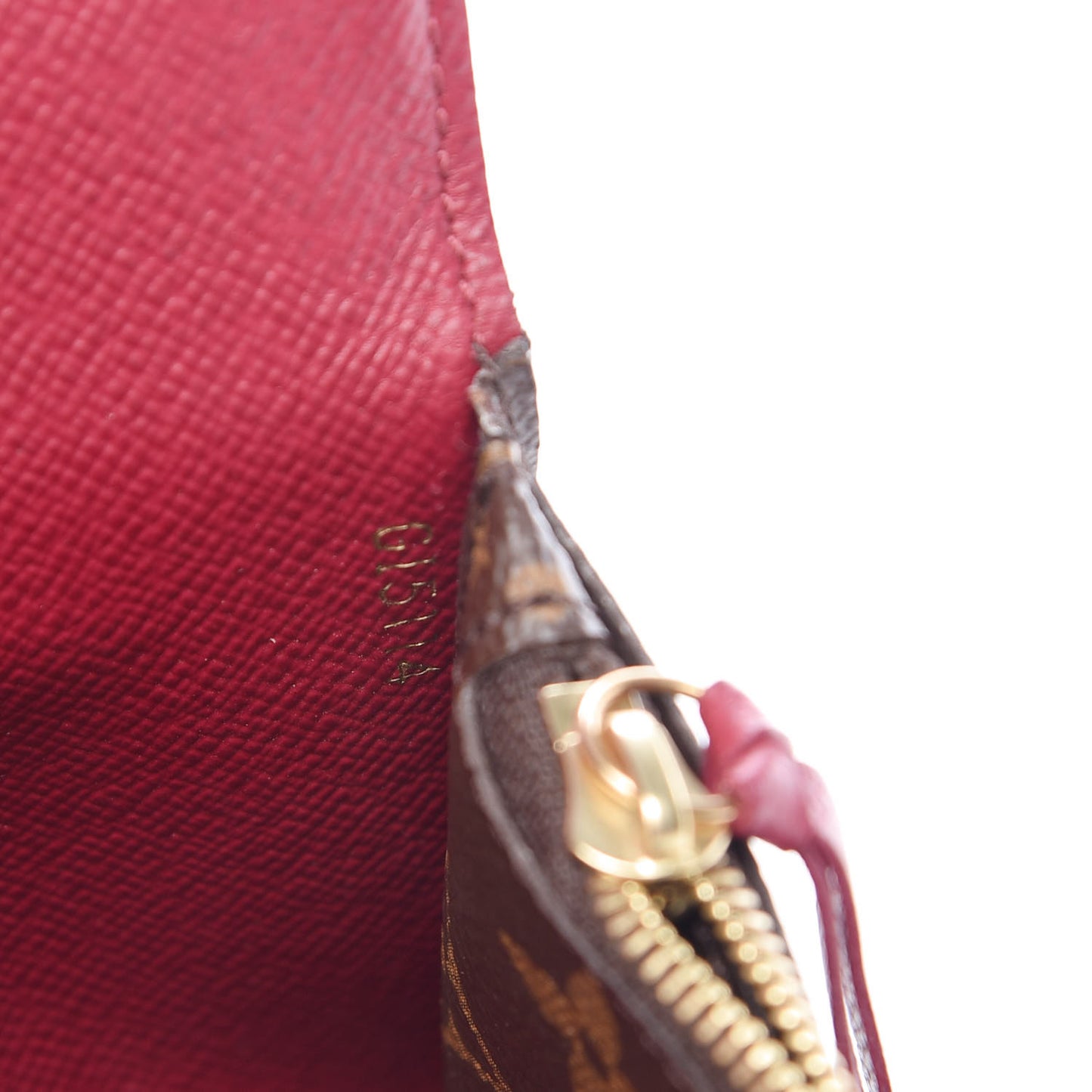 Monogram Josephine Wallet Fuchsia