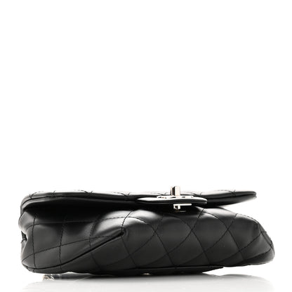 Chanel Calfskin Quilted CC Uniform Flap Belt Bag Black 4 of 11