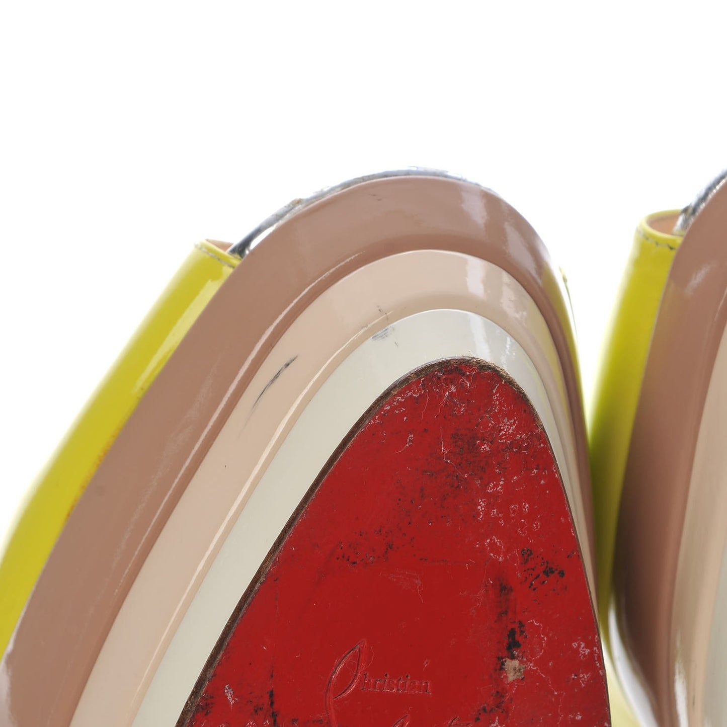 Patent 123 Scarpe 140 Platform Slingback Pumps 37.5 Neon
