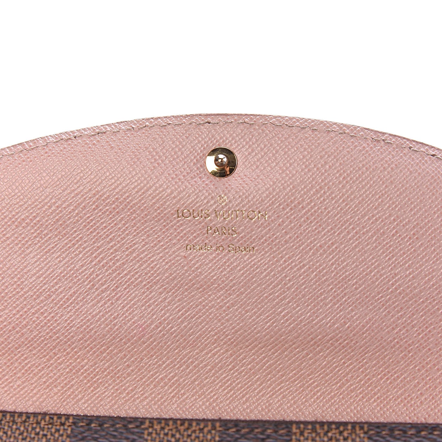 Damier Ebene Caissa Wallet Rose Ballerine