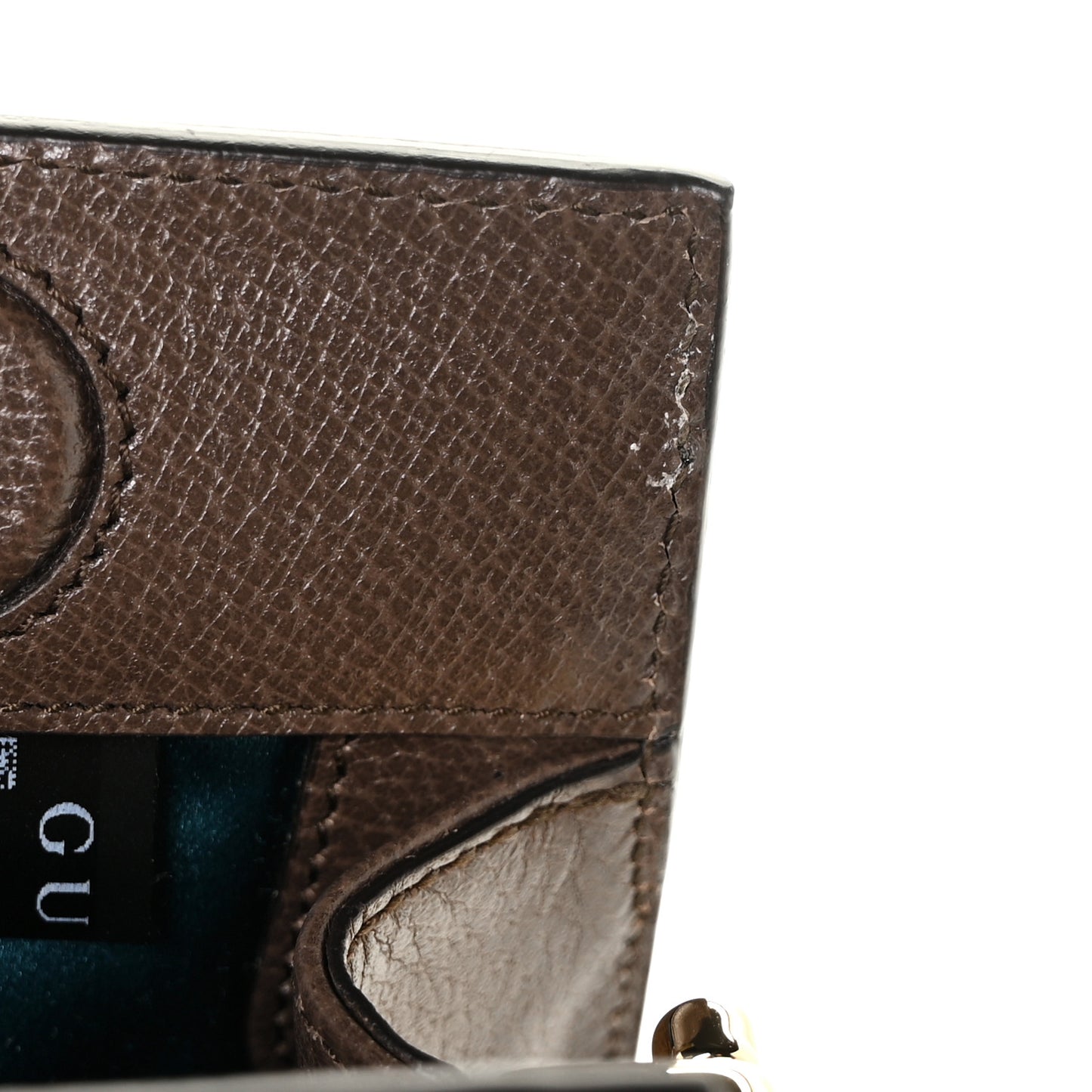 GG Supreme Monogram Web Small Ophidia Chain Shoulder Bag Brown