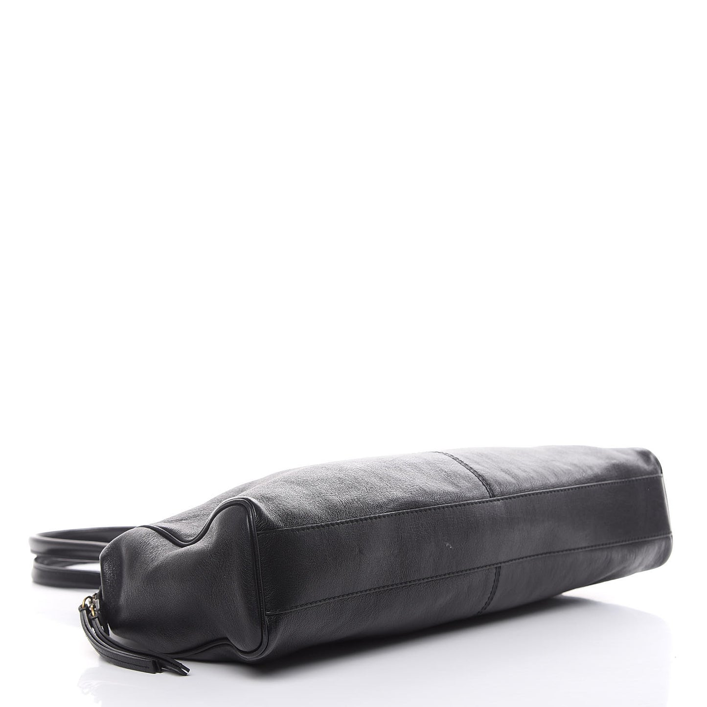 Calfskin Large Re(Belle) Top Handle Bag Black