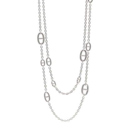 Hermes Sterling Silver Farandole Necklace 160 1 of 6