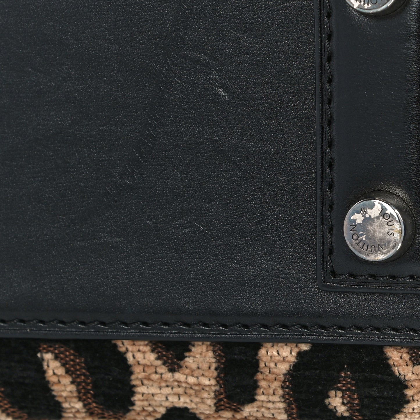 Jacquard Velvet Leopard Print Stephen Sprouse Baby Bag