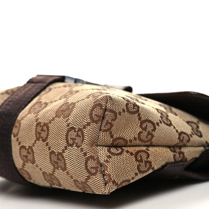 Gucci Monogram Waist Pouch Bag Dark Brown 10 of 10