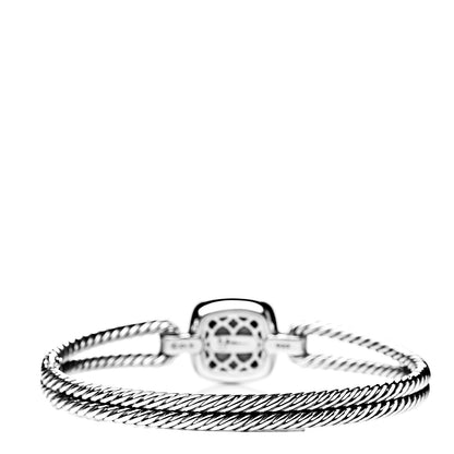 David Yurman Sterling Silver Diamond Albion Cable Bracelet 3 of 5