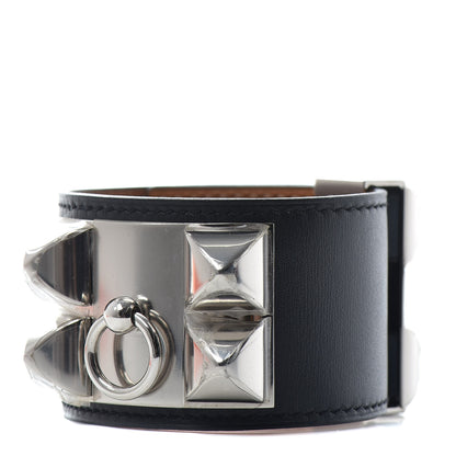 Hermes Chamonix Collier De Chien CDC Bracelet S Black 1 of 5