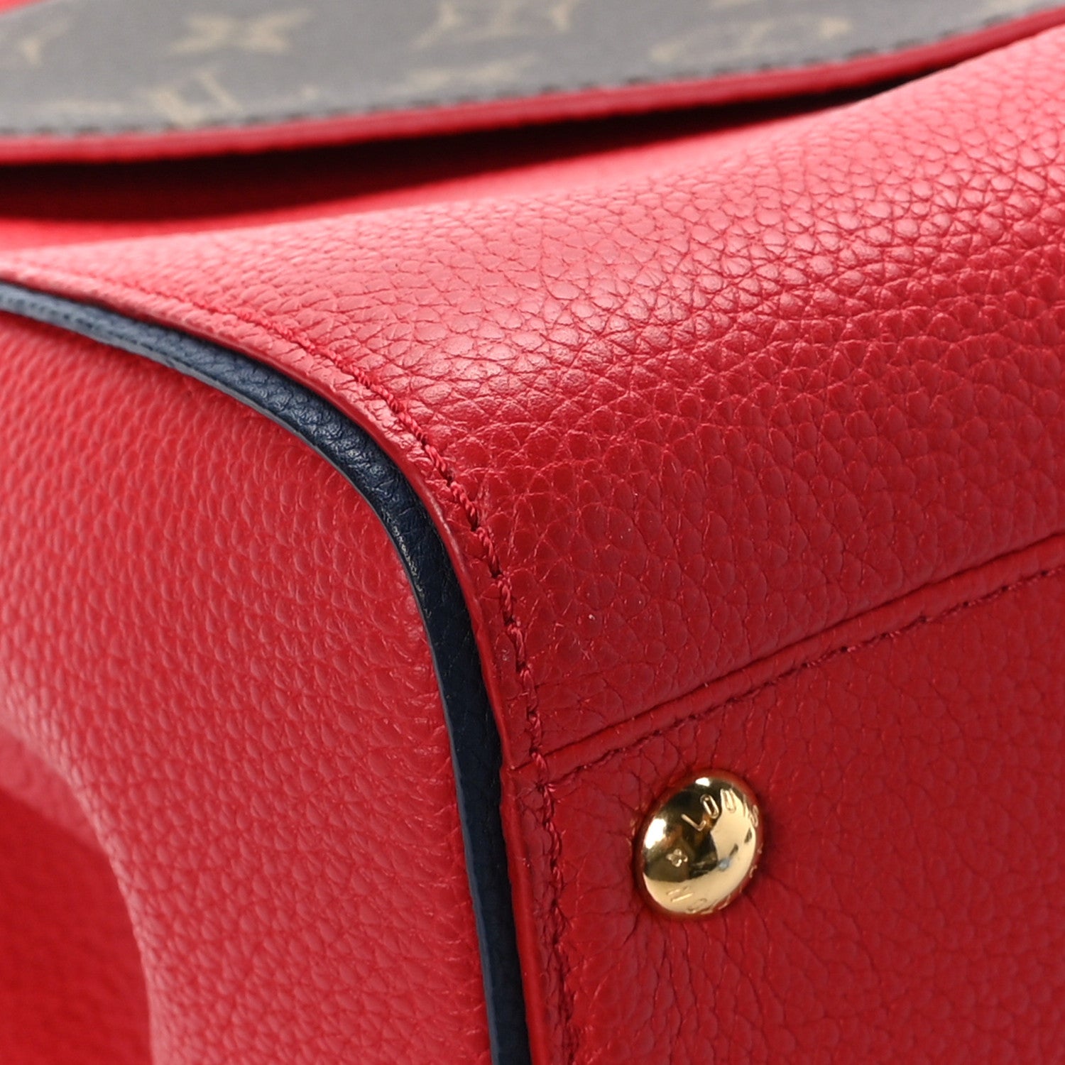 Louis Vuitton Grained Calfskin Monogram Double V Rubis 10 of 11