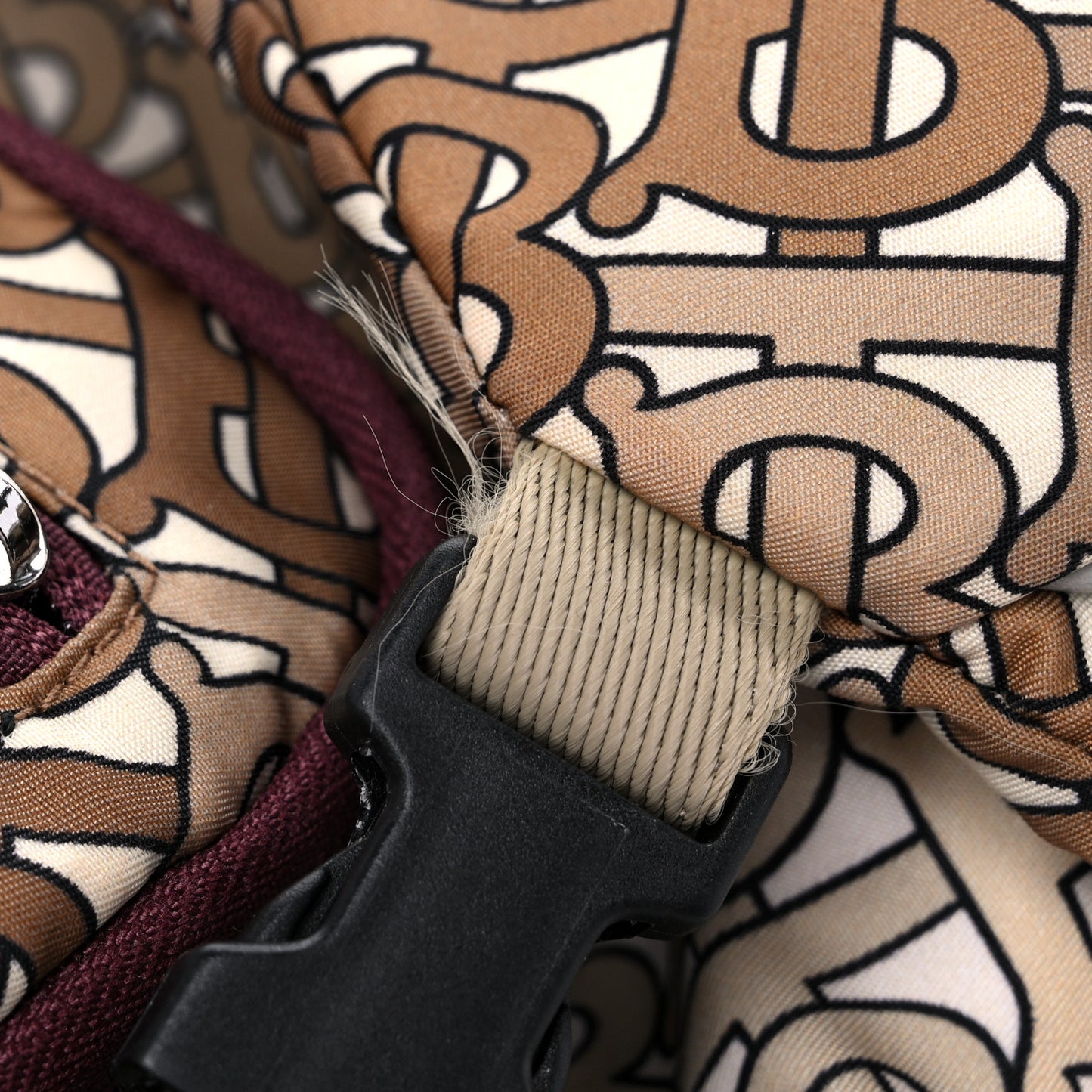 Nylon Monogram Leo Sling Bag Brown