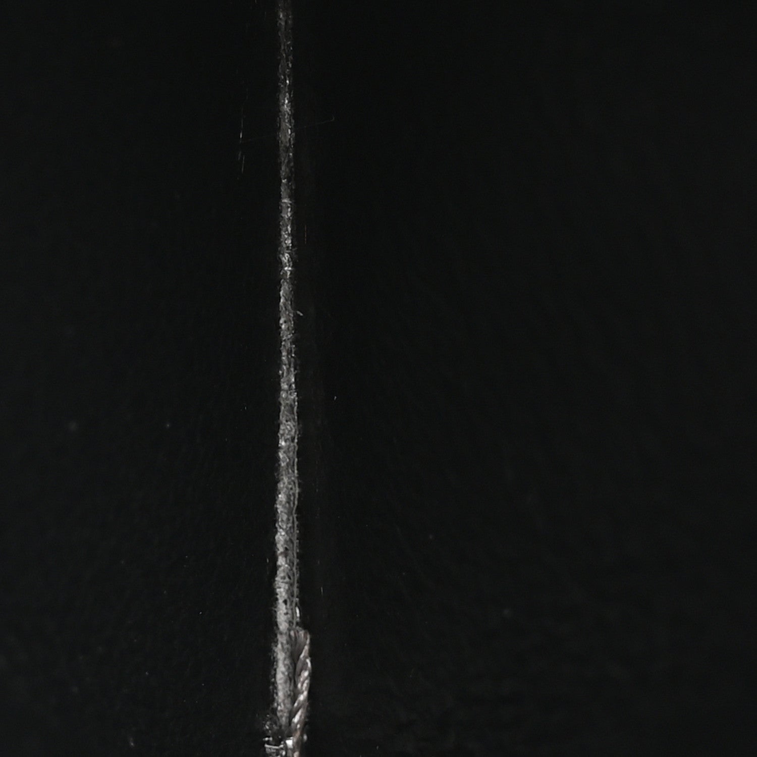 Saint Laurent Grain De Poudre Matelasse Chevron Monogram Credit Card Case Fog 5 of 8