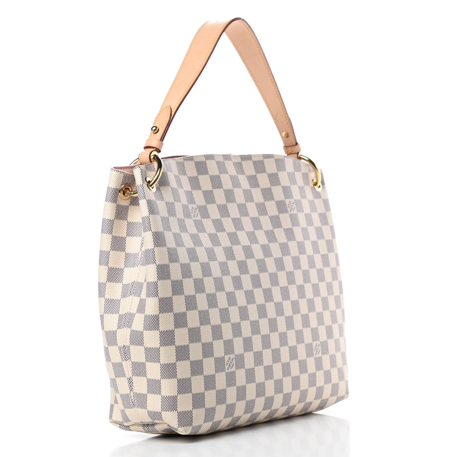 Louis Vuitton Damier Azur Graceful PM Rose Ballerine 3 of 11