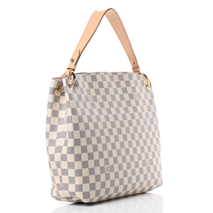 Louis Vuitton Damier Azur Graceful PM Rose Ballerine 3 of 11