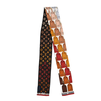 Louis Vuitton Silk Monogram My LV Tags Bandeau Brown 2 of 4