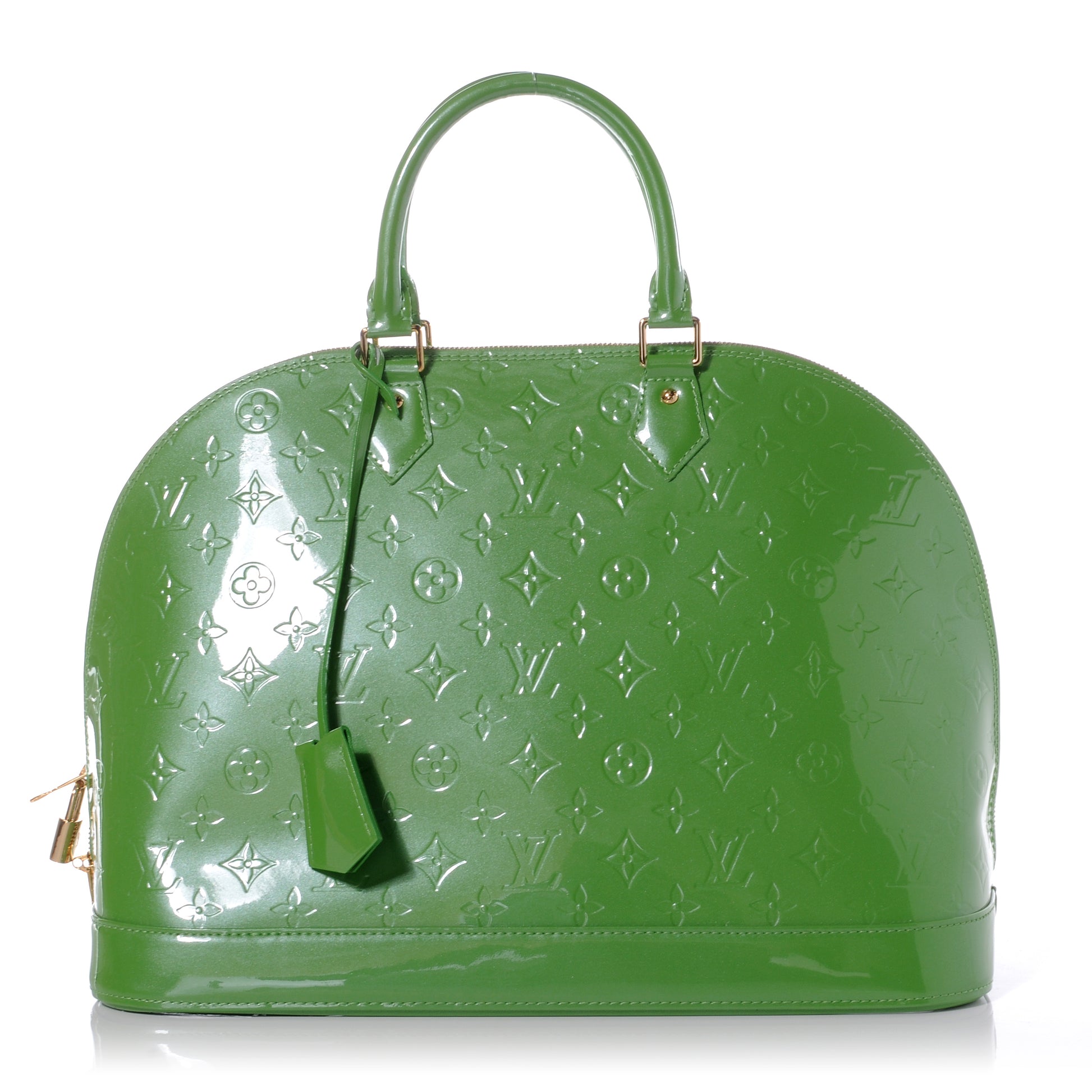 Louis Vuitton Vernis Alma GM Vert Tonic 1 of 7