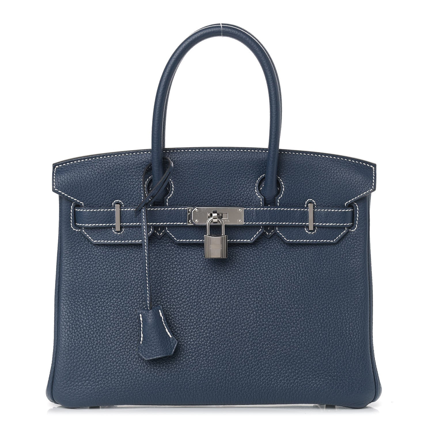 Hermes Togo Bi-Color Birkin 30 Bleu de Malte Ciel 1 of 12