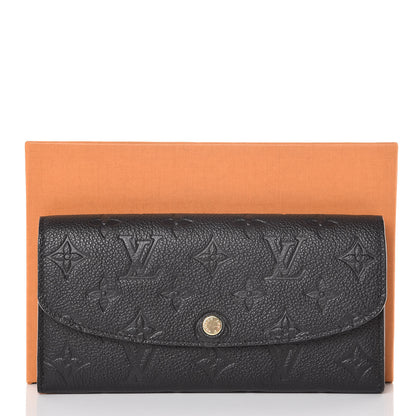 Louis Vuitton Empreinte Emilie Wallet Black Dune 8 of 8