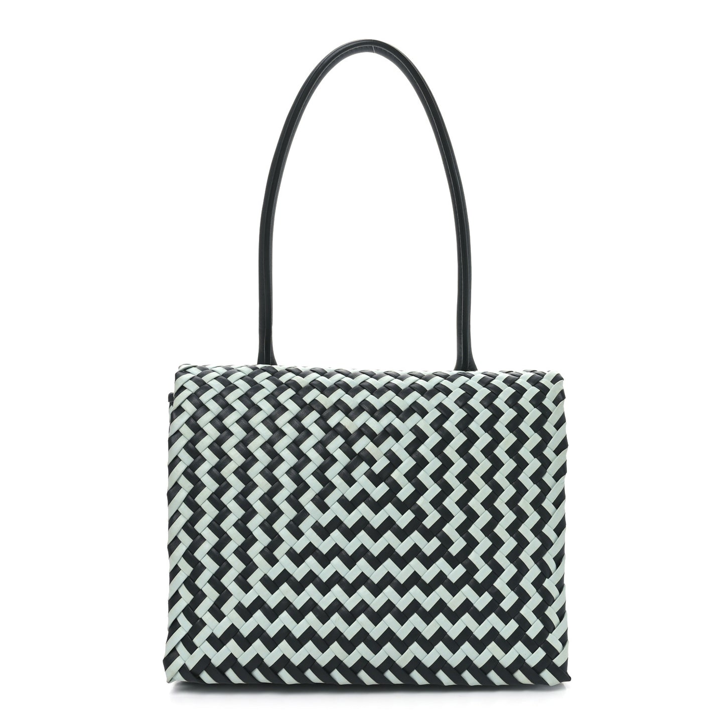 Nappa Intrecciato Patti Top Handle Bag Inkwell Teal