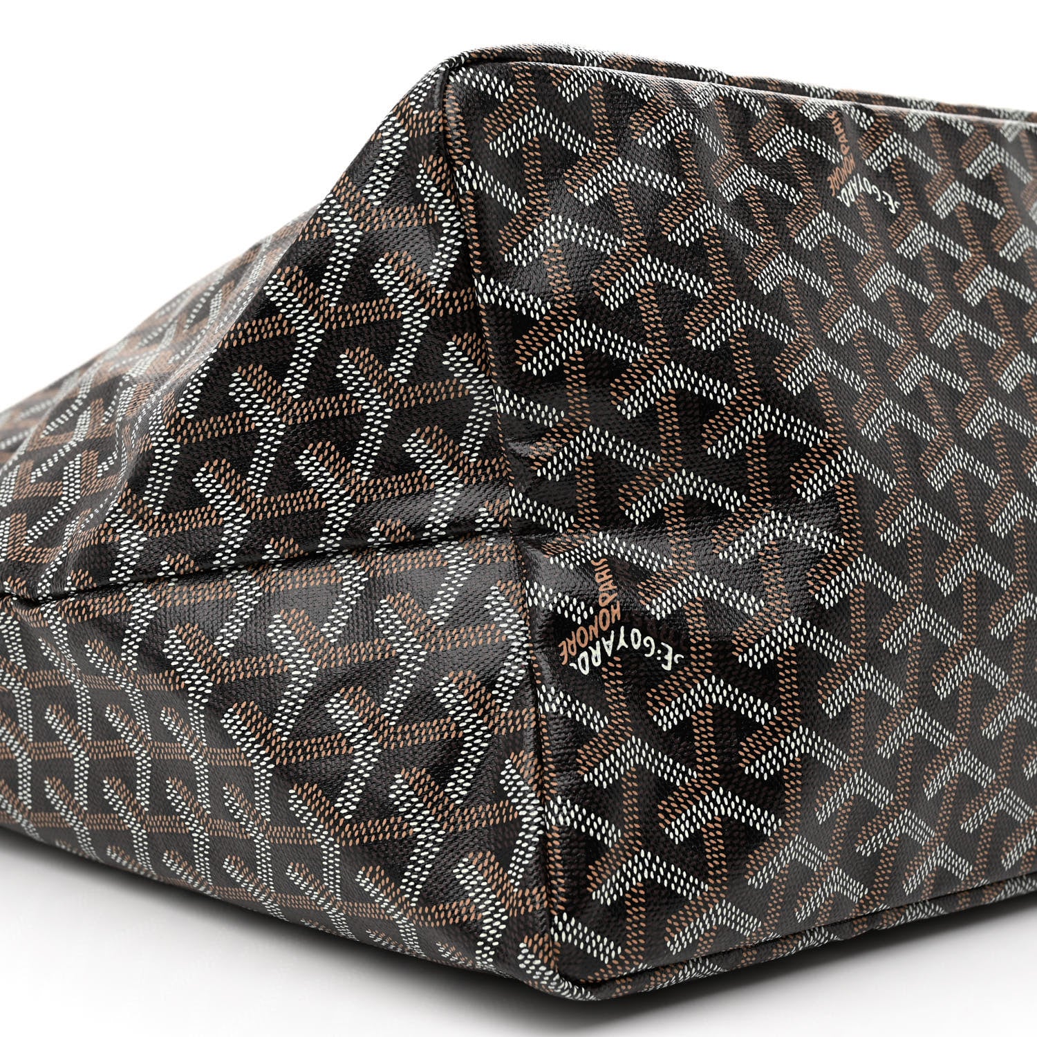 Goyard Goyardine Saint Louis GM Black Gold 9 of 10