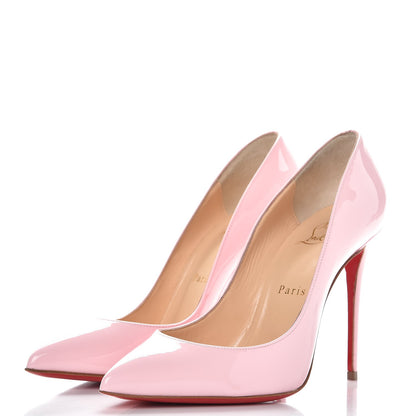 Christian Louboutin Patent Pigalle Follies 100 Pumps 37.5 Marshmallow 3 of 7