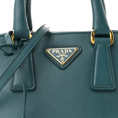 Prada Saffiano Lux Mini Promenade Tote Ottanio 8 of 13