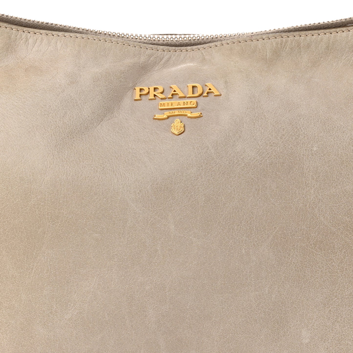 Vitello Shine Shoulder Bag Cammeo