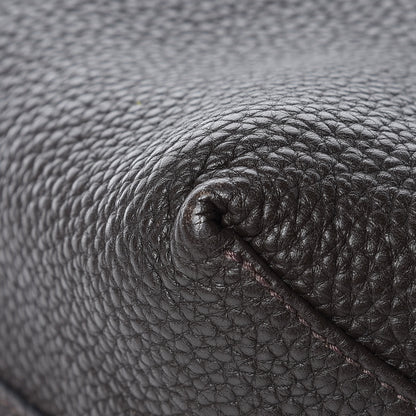 Hermes Taurillon Clemence Double Sens 36 Reversible Tote Black Ebene 14 of 19