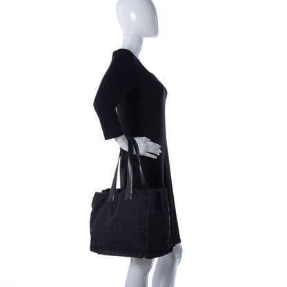Chanel Nylon Medium Travel Tote Black 2 of 9