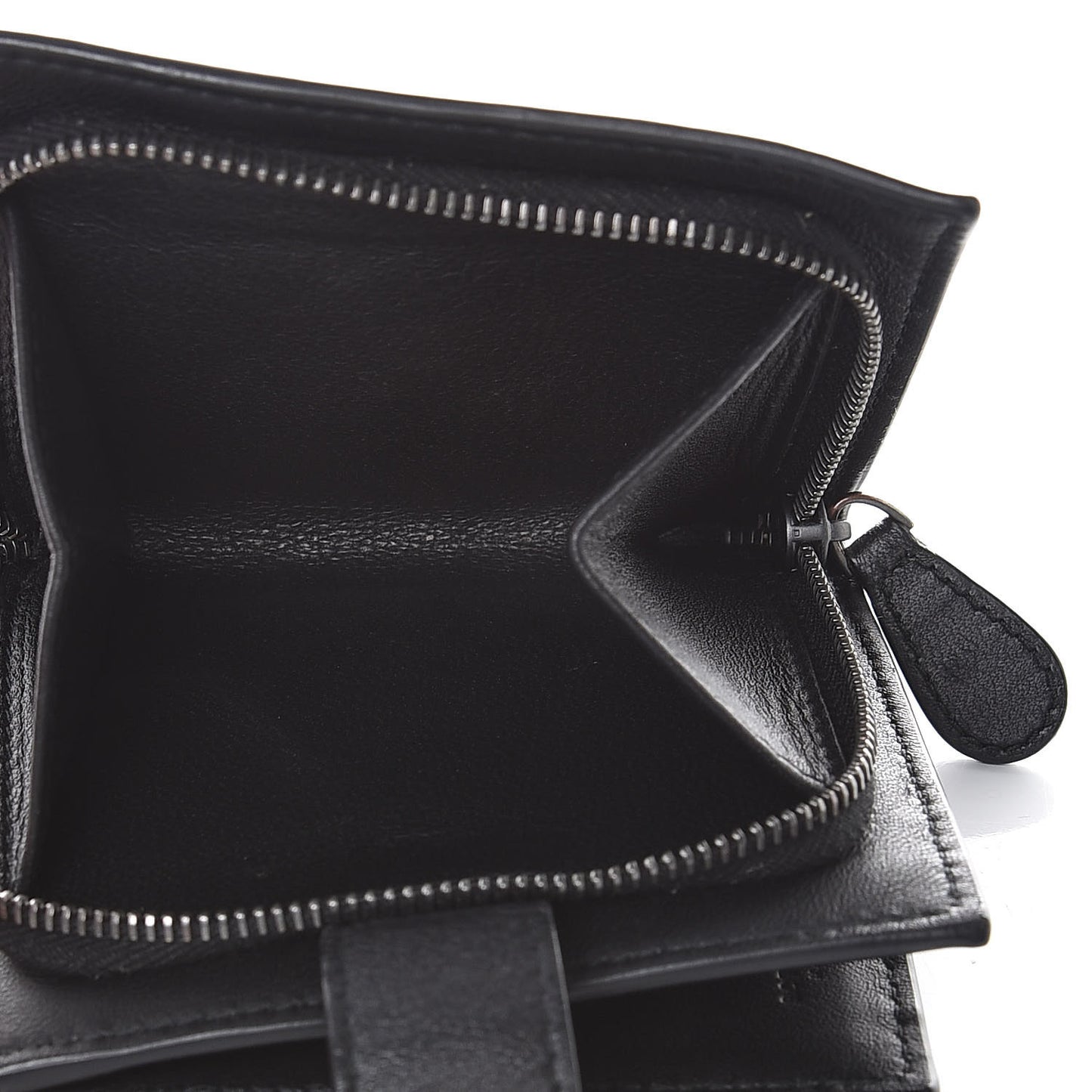 Nappa Ayers Intrecciato Mini Wallet Black