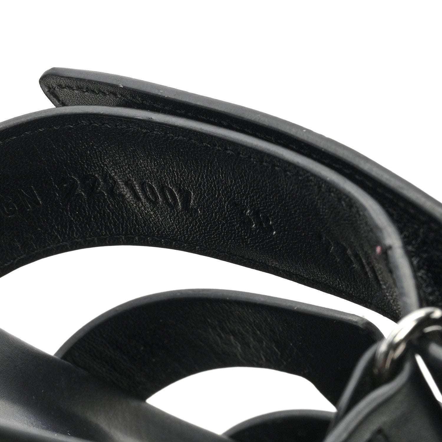 Hermes Calfskin Womens Chypre Sandals 38 Black 8 of 8