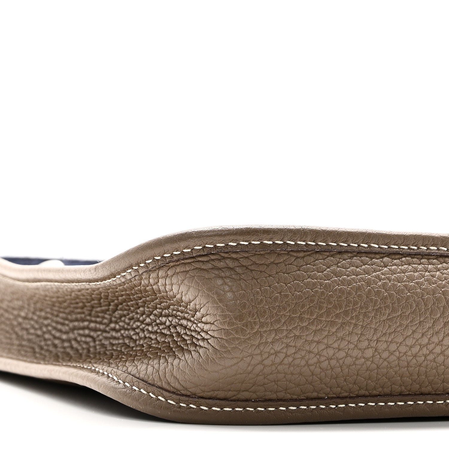Hermes Taurillon Clemence Evelyne TPM Etoupe Bleu Indigo 9 of 11