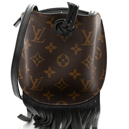 Louis Vuitton Monogram Fringed Mini Noe 7 of 9