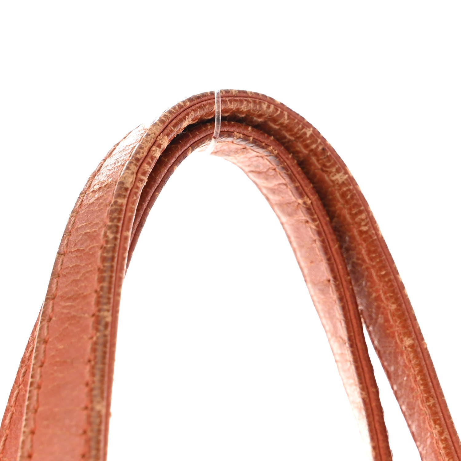 Fendi Woven Straw Raffia Roll Tote Orange Multicolor 14 of 16