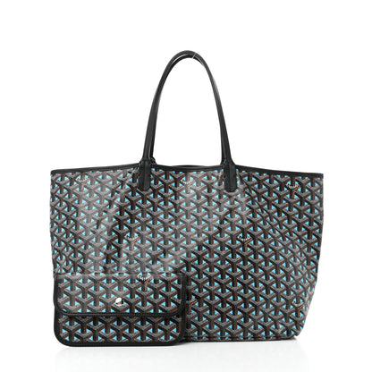 Goyard Goyardine Saint Louis Claire Voie PM Black Blue 3 of 13