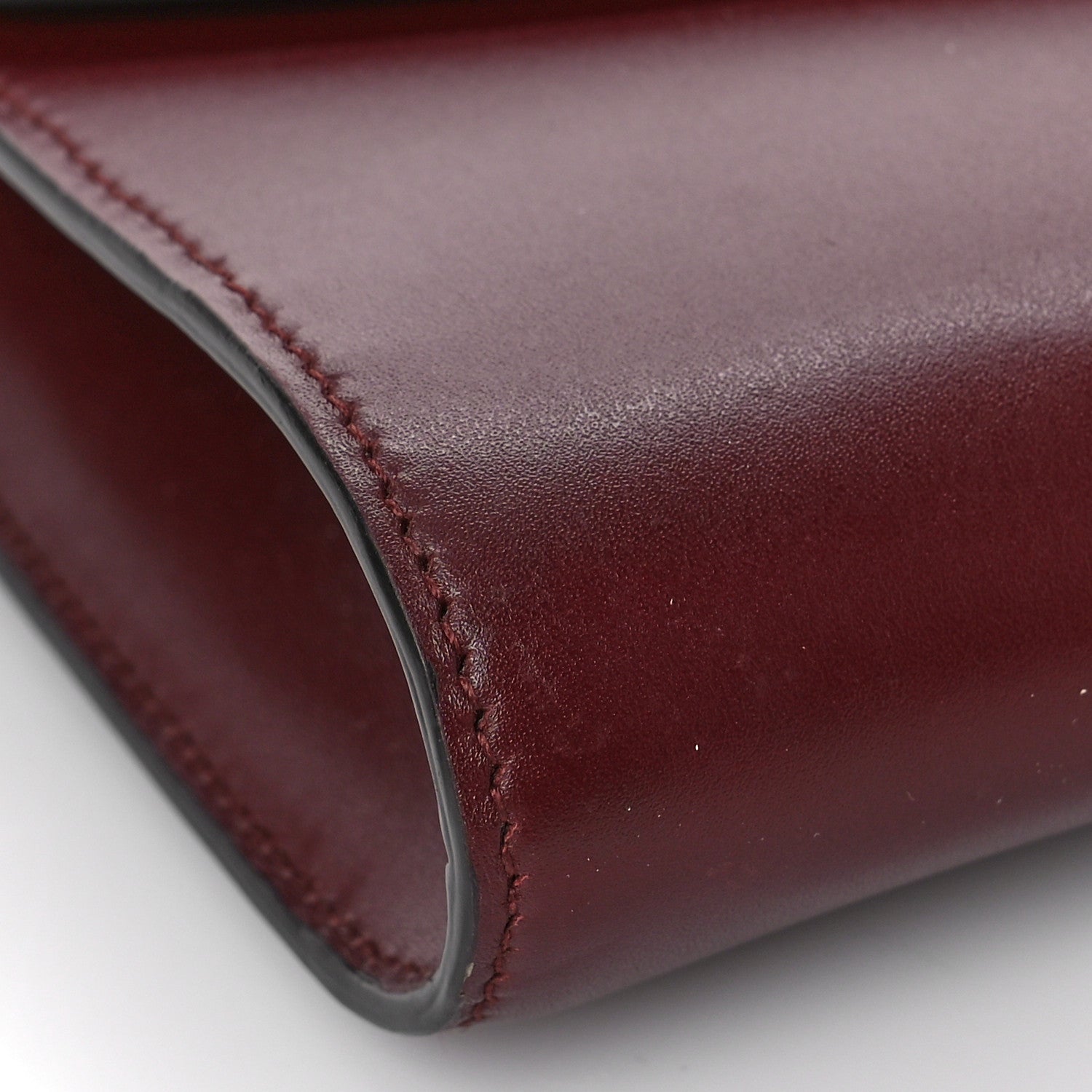 Gucci Shibuya Calfskin Small Zumi Shoulder Bag Vintage Bordeaux 8 of 10