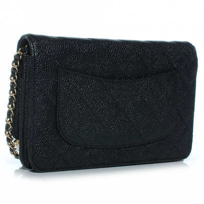 Chanel Caviar Wallet on Chain WOC Black 3 of 8