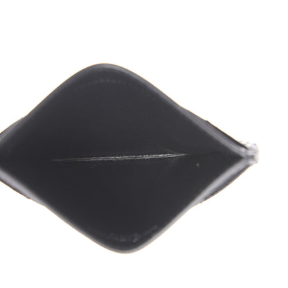 Saint Laurent Grain De Poudre Matelasse Chevron Monogram Credit Card Case Black 4 of 7
