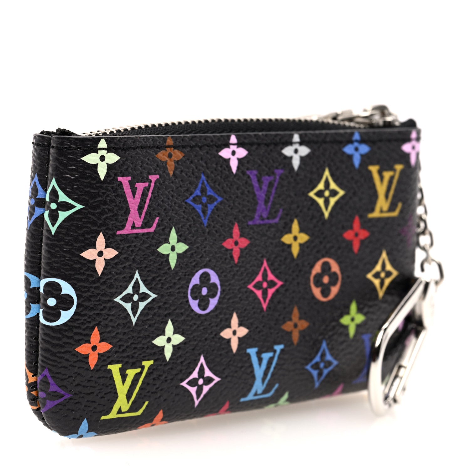 Louis Vuitton LV X TM Monogram Multicolor Key Pouch Black 3 of 7