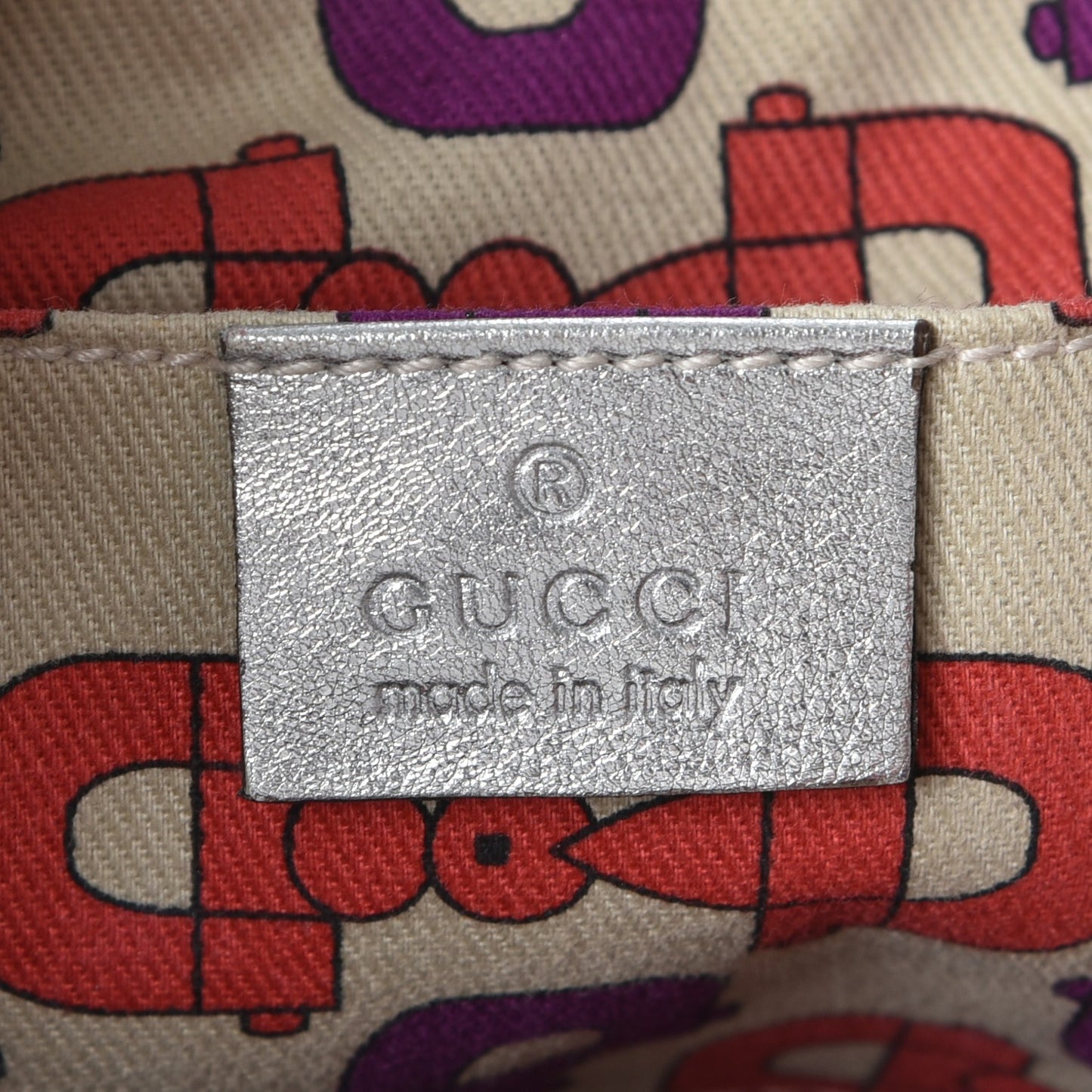 Metallic Guccissima Small Princy Hobo Silver