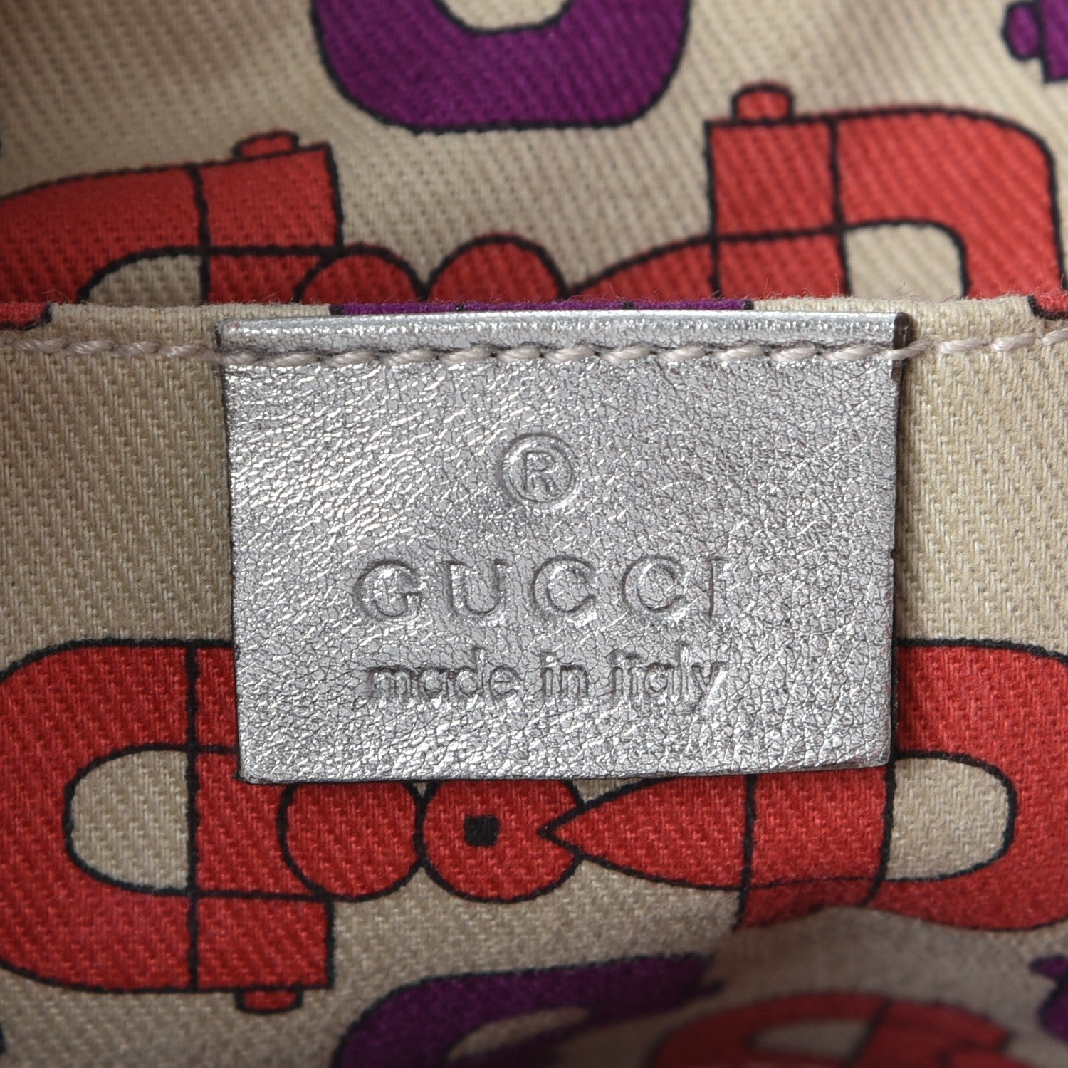 Gucci Metallic Guccissima Small Princy Hobo Silver 6 of 10