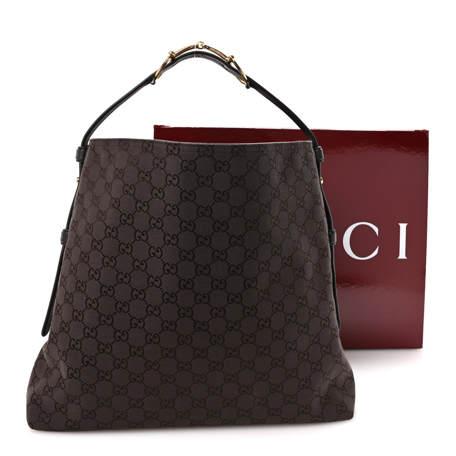 Gucci GG Supreme Monogram Large Beatrix Tote Dark Brown 10 of 10